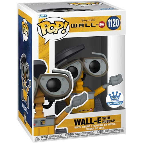 Funko POP! Disney - Wall-E Vinyl Figure - WALL-E with Hubcap #1120 *Exclusive*