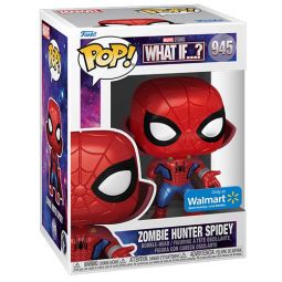 Funko POP! Marvel What If? Vinyl Bobble Figure - ZOMBIE HUNTER SPIDEY #945 *Exclusive*