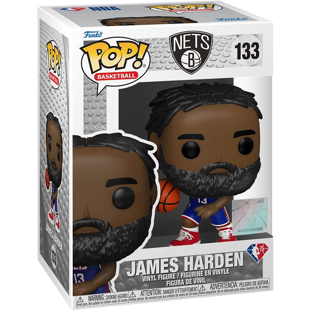 Funko POP! NBA Wave 5 - Vinyl Figure - JAMES HARDEN #133 (Brooklyn Nets)