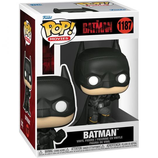 Funko POP! Movies - The Batman (2022) Vinyl Figure - BATMAN #1187 ...