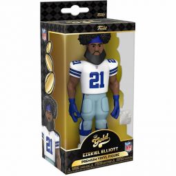 Funko Gold Premium Vinyl Figure - NFL W1 - EZEKIEL ELLIOT (White Dallas Cowboys Jersey)(5 inch)