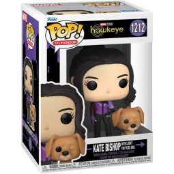 Funko POP! Television - Marvel Studios Hawkeye Vinyl Bobble Figure - KATE BISHOP w/ Lucky Dog #1212