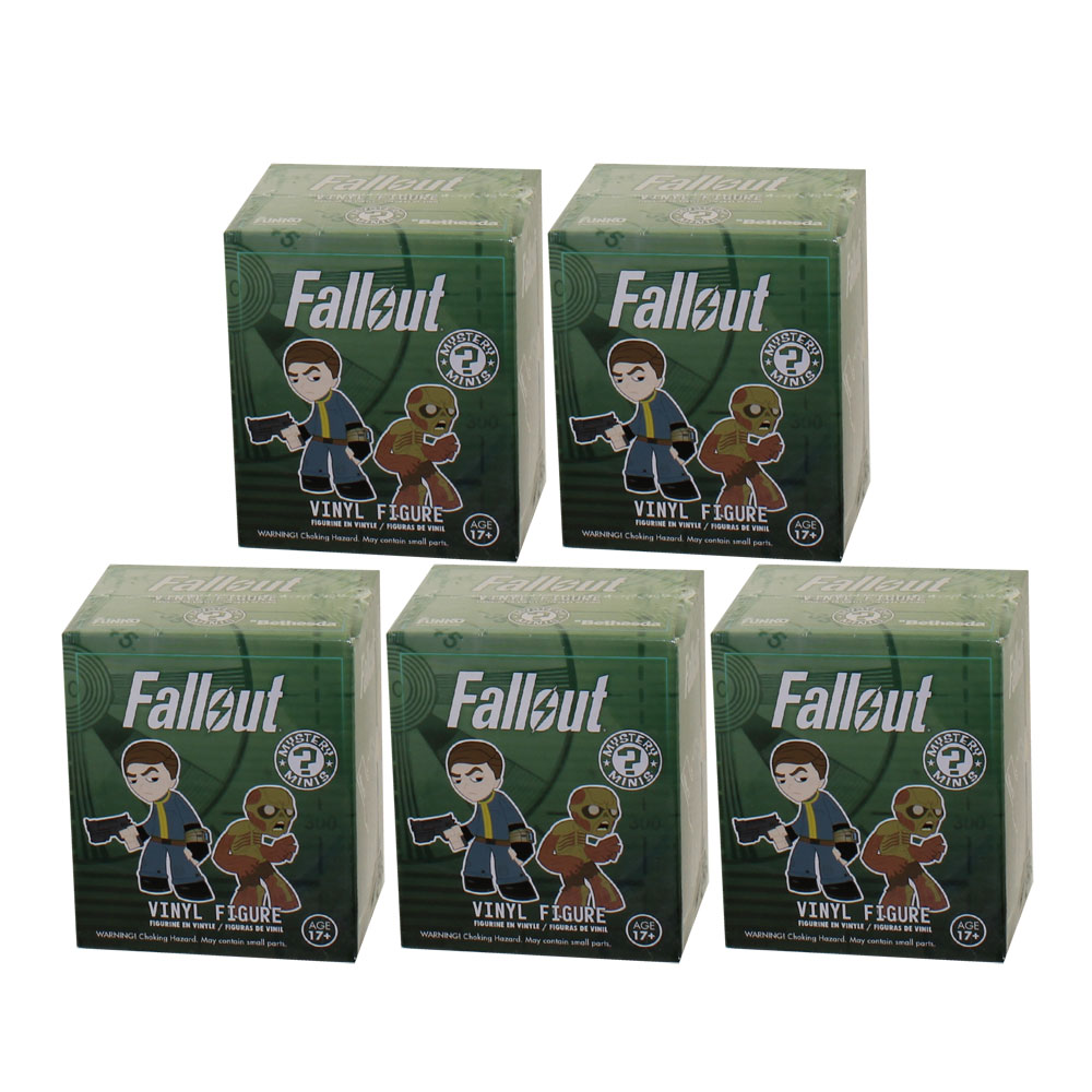 Funko Mystery Minis Vinyl Figures - Fallout - Blind Packs (5 Pack Lot)
