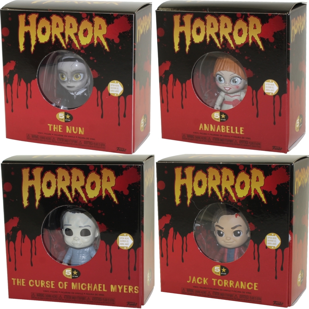 Funko 5 Star Vinyl Figures - Horror S2 - SET OF 4 (Jack, Mike Myers, The Nun & Annabelle)