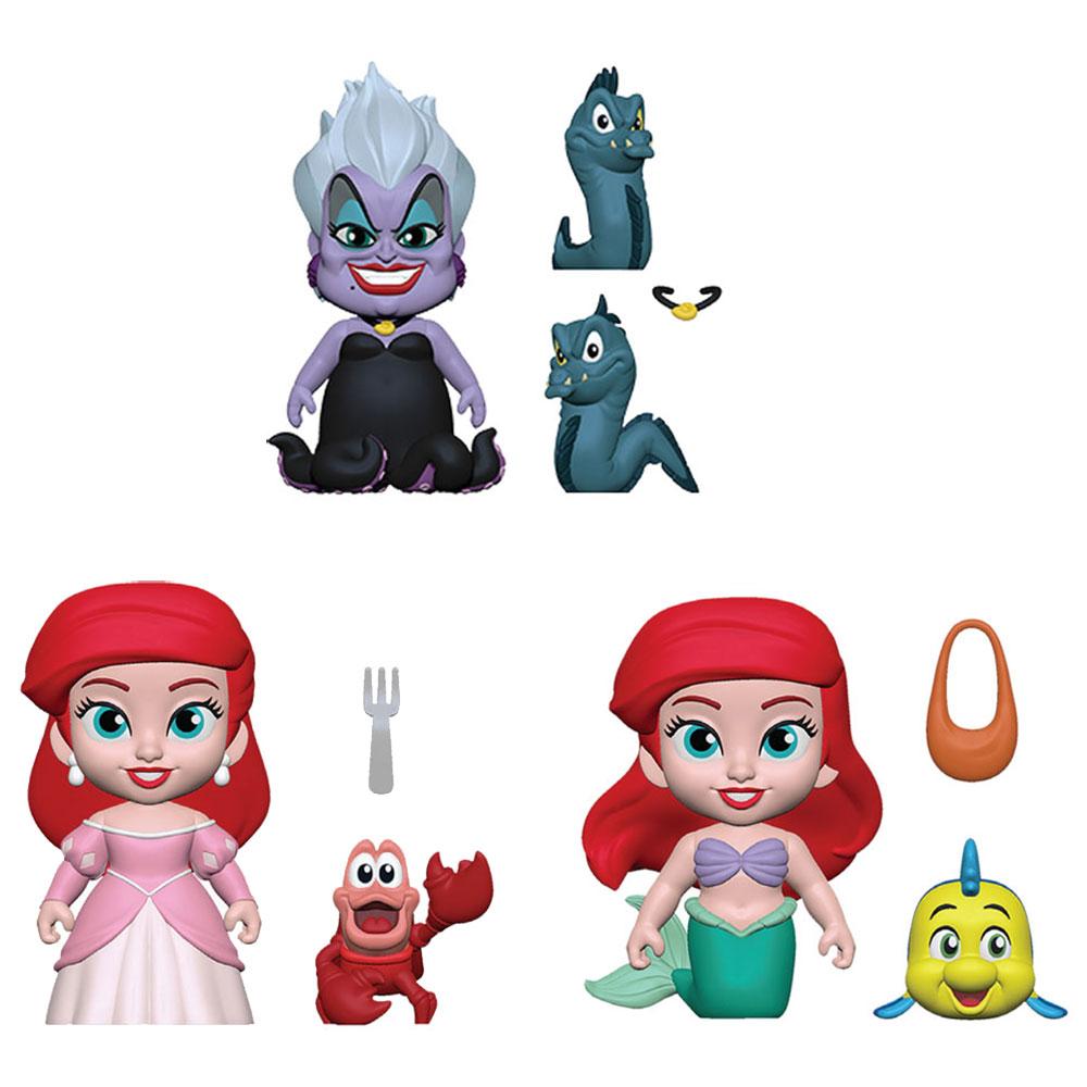 Funko 5 Star Vinyl Figures - The Little Mermaid - SET OF 3 (Ursula & 2 Ariels)