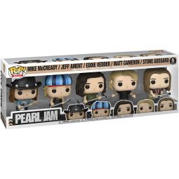 Funko POP! Rocks Vinyl Figure Set - PEARL JAM 5-PACK (Eddie, Mike, Jeff, Matt & Stone)