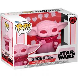 Funko POP! Star Wars Valentine's Day Vinyl Bobble Figure - GROGU with Cookies #493