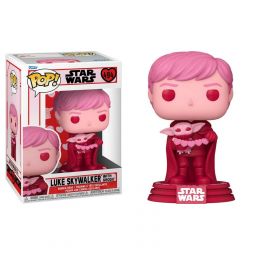 Funko POP! Star Wars Valentine's Day Vinyl Bobble Figure - LUKE SKYWALKER WITH GROGU #494