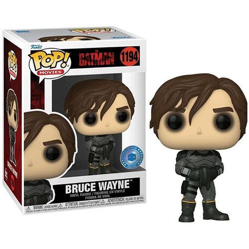 Funko POP! Movies - The Batman [2022] Vinyl Figure - BRUCE WAYNE [Unmasked] #1194 *Exclusive*