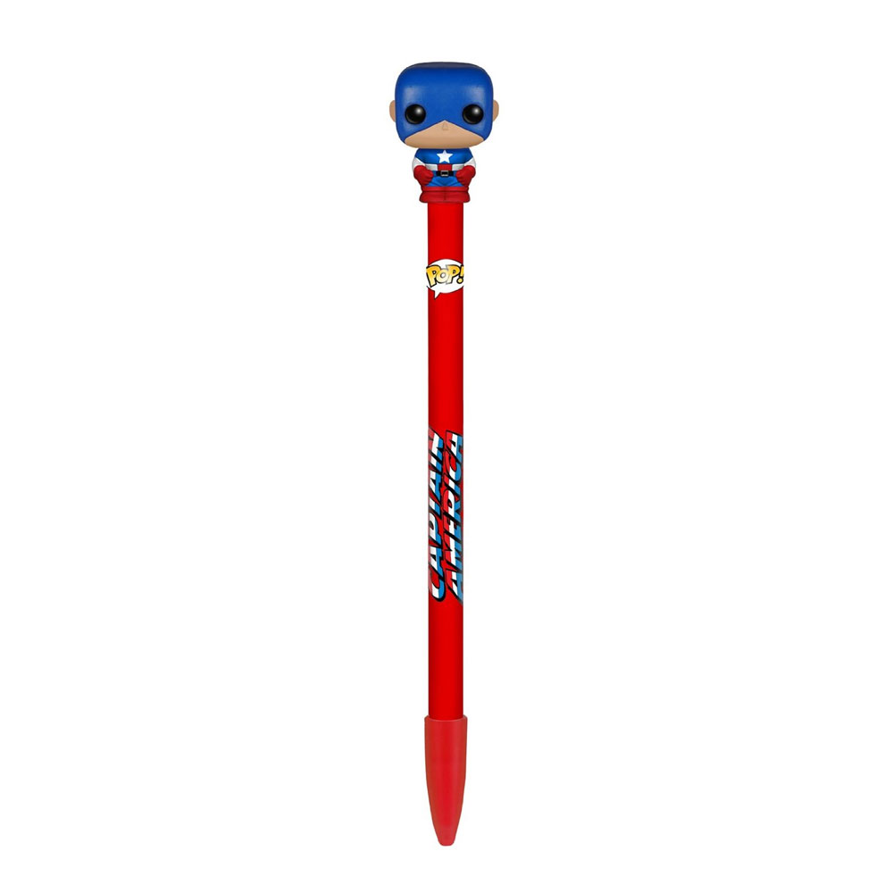 Funko Collectible Pen with Topper - Marvel - CAPTAIN AMERICA
