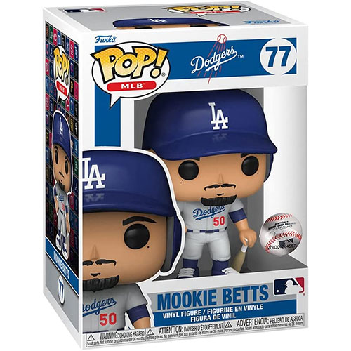 Funko POP! MLB Wave 7 Vinyl Figure - MOOKIE BETTS (Los Angeles Dodgers) #77
