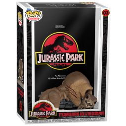 Funko POP! Movie Posters - Jurassic Park Vinyl Figure Set - TYRANNOSAURUS REX & VELOCIRAPTOR #03