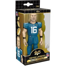 Funko Gold Premium Vinyl Figure - NFL W1 - TREVOR LAWRENCE (Jacksonville Jaguars Jersey)(5 inch)