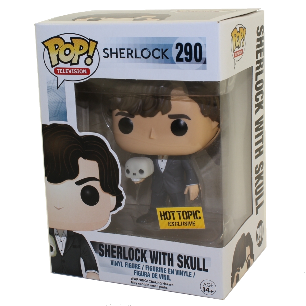 Funko POP! Television - Sherlock Vinyl Figure - SHERLOCK with Skull *Exclusive*