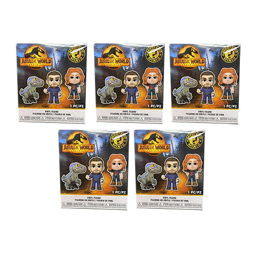 Funko Mystery Minis Vinyl Figure - Jurassic World Dominion - BLIND BOXES (5 Pack Lot)