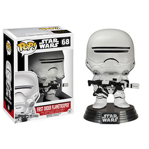 Funko POP! Star Wars The Force Awakens - Vinyl Bobble - FIRST ORDER FLAMETROOPER #68