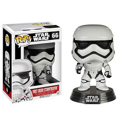 Funko POP! Star Wars The Force Awakens - Vinyl Bobble - FIRST ORDER STORMTROOPER #66