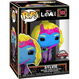 Funko POP! Marvel Studios Loki Vinyl Bobble Figure - SYLVIE [Black Light] #988 *Exclusive*
