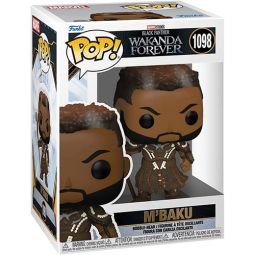 Funko POP! Marvel - Black Panther Wakanda Forever Vinyl Bobble Figure - M'BAKU #1098