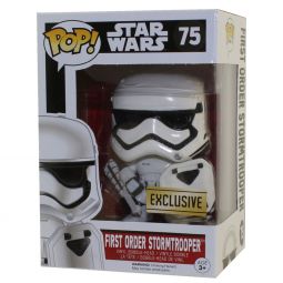 Funko POP! Star Wars The Force Awakens - Vinyl Bobble-Head - FIRST ORDER STORMTROOPER #75 *Excl*