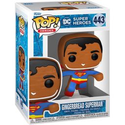 Funko POP! Heroes - DC Comics Holiday Vinyl Figure - GINGERBREAD SUPERMAN #443
