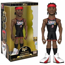 Funko Gold Premium Vinyl Figure - NBA Legends - ALLEN IVERSON (Black 76ers Jersey)(12 inch) *CHASE*