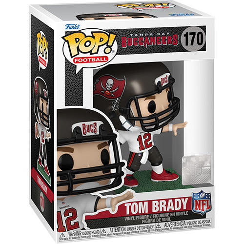 Funko POP! NFL Wave 9 Vinyl Figure - TOM BRADY (Tampa Bay Buccaneers) #170