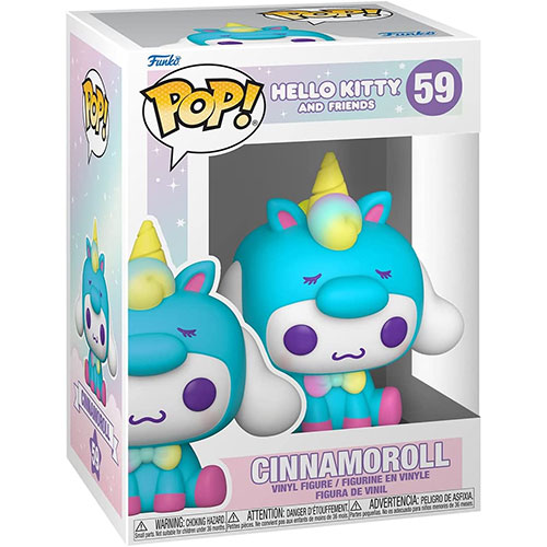 Funko POP! Sanrio - Hello Kitty and Friends Vinyl Figure - CINNAMOROLL (Unicorn Party) #59