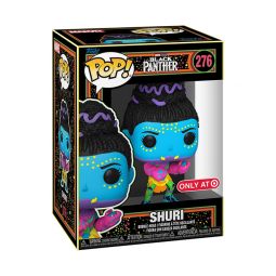 Funko POP! Marvel Black Panther Vinyl Bobble Figure - SHURI [Blacklight] #276 *Exclusive*