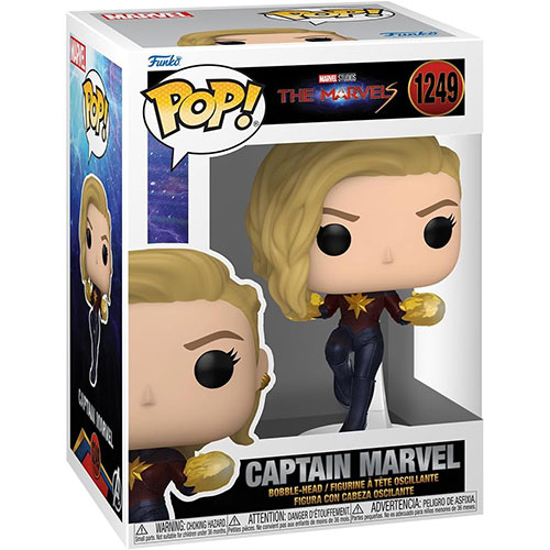 Funko POP! Marvel Studios - The Marvels Vinyl Bobble Figure - CAPTAIN MARVEL #1249