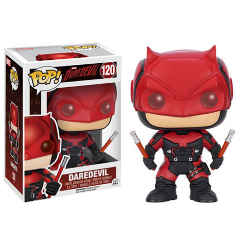 Funko POP! Marvel - Daredevil TV Vinyl Figure - DAREDEVIL (Red Suit) #120