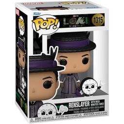 Funko POP! Marvel Loki Season 2 Vinyl Bobble Figure - RENSLAYER with Miss Minutes [1893] #1315