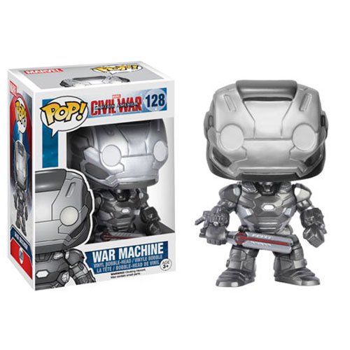 Funko POP! Vinyl Bobble - Captain America: Civil War - WAR MACHINE #128