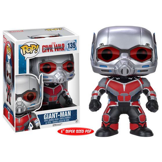 Funko POP! Vinyl Bobble - Captain America: Civil War - GIANT MAN #135 (Oversized - 6 inch)