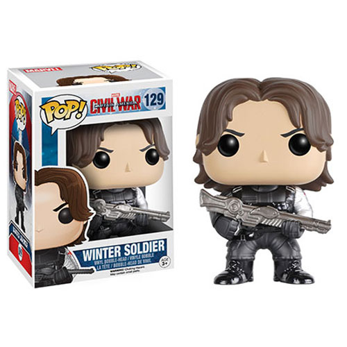 Funko POP! Vinyl Bobble - Captain America: Civil War - WINTER SOLDIER #129