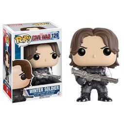 Funko POP! Vinyl Bobble - Captain America: Civil War - WINTER SOLDIER #129