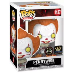 Funko POP! Movies It Vinyl Figure - PENNYWISE [Dancing](Glow in Dark) #1437 *CHASE*