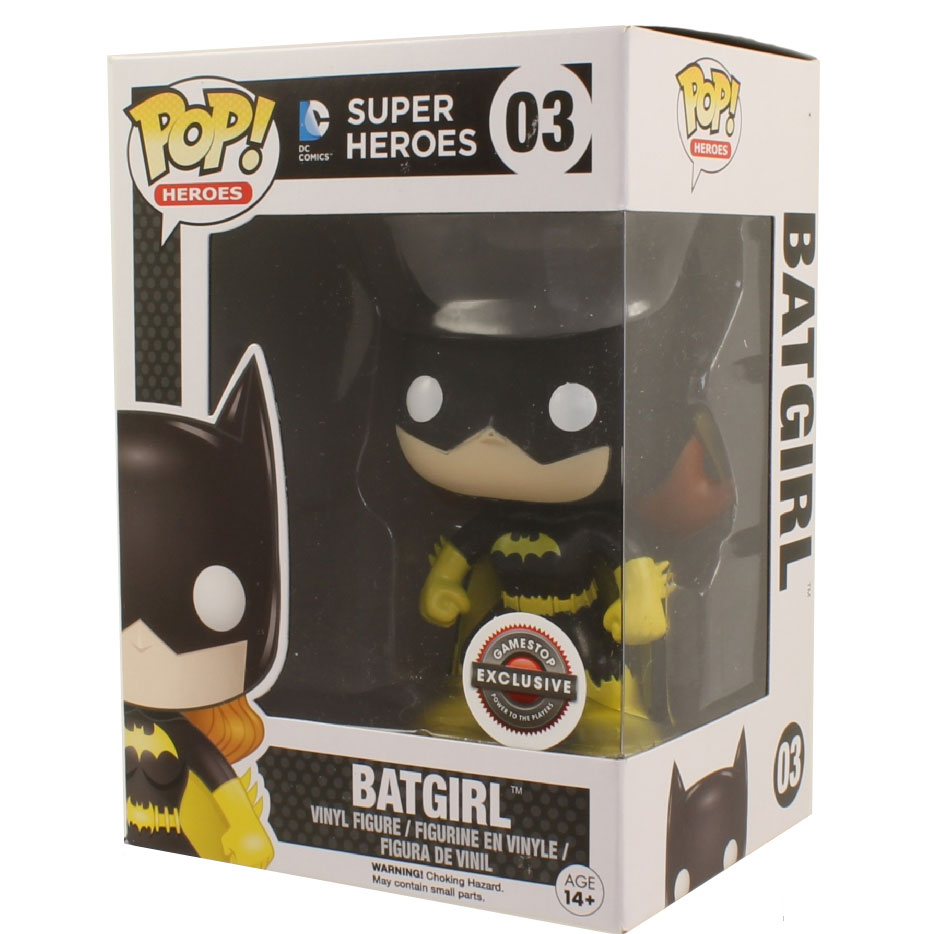 Funko POP! Heroes - Vinyl Figure - BATGIRL (Black & Yellow) #03 *Gamestop Exclusive*