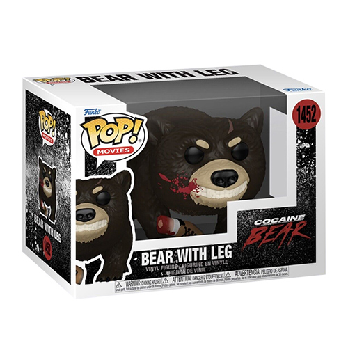 Funko POP! Movies - Cocaine Bear Vinyl Figure - BEAR w/ Bloody Leg #1452