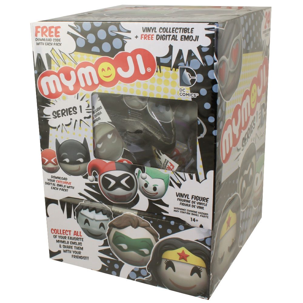 Funko MyMoji - DC Emoticons Faces - BOX (24 Blind Packs)
