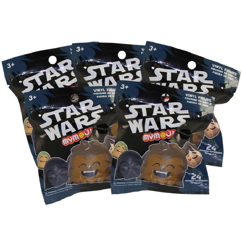 Funko MyMoji - Star Wars Series 1 Emoticons Faces - Blind PACKS (5 Pack Lot)