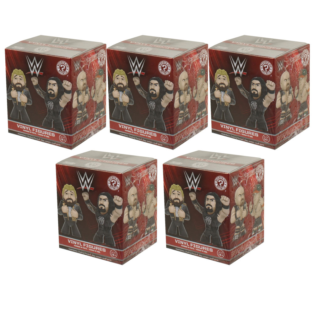 Funko Mystery Minis Vinyl Figure - WWE S2 - Blind Packs (5 Pack Lot)