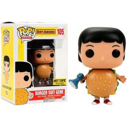 Funko POP! Animation - Bob's Burgers Vinyl Figure - Series 2 - BURGET SUIT GENE #105 *Exclusive* Funko POP! Animation - Bob's Burgers Vinyl Figure - Series 2 - BURGET SUIT GENE #105 *Exclusive*
