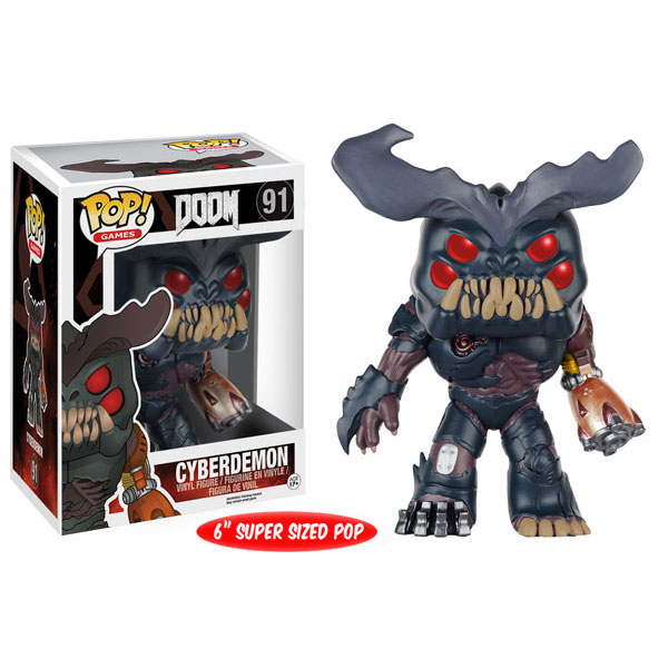 Funko POP! Games - DOOM Vinyl Figure - CYBERDEMON (Oversized - 6 inch) #91