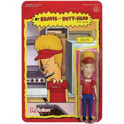 Funko Super 7 - Beavis and Butt-Head ReAction Figure - BEAVIS [Burger World]
