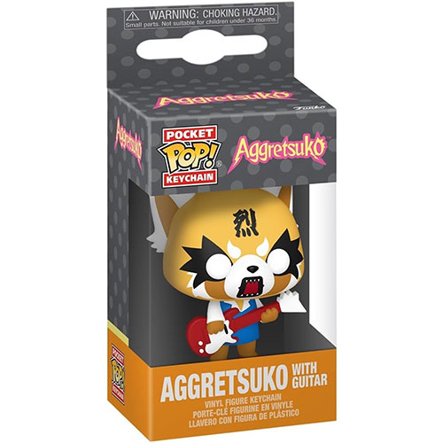 Funko Pocket POP! Keychain Figure - Aggretsuko - AGGRETSUKO with Guitar