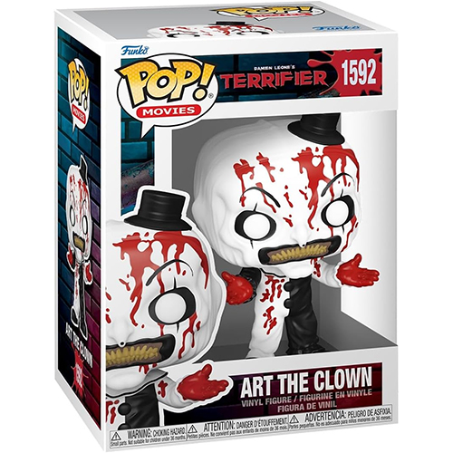 Funko POP! Movies Terrifier Vinyl Figure - ART THE CLOWN [Bloody] #1592