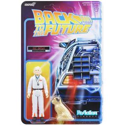 Funko Super 7 - Back to the Future ReAction Figure - DOC BROWN & EINSTEIN