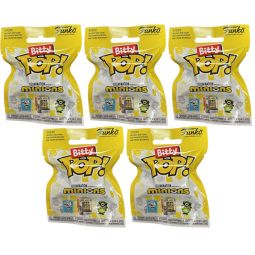 Funko Bitty POP! Mystery Figures - Minions - BLIND PACKS [5 Pack Lot]