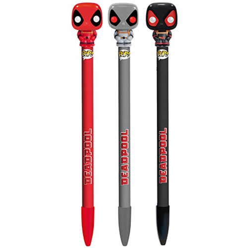 Funko Collectible Pens with Topper - Deadpool - SET OF 3
